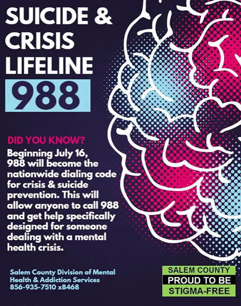 Suicide & Crisis Lifeline flier