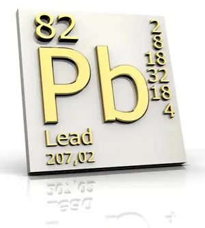 Periodic chart label for lead